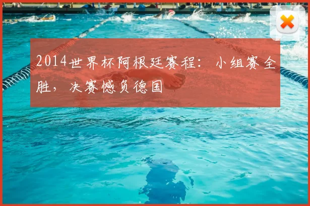2014世界杯阿根廷赛程：小组赛全胜，决赛憾负德国