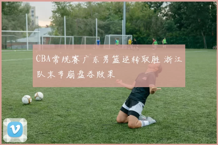 CBA常规赛广东男篮逆转取胜 浙江队末节崩盘吞败果